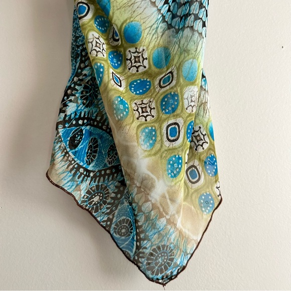 Vintage Boho Y2K Zio‎ Handkerchief Halter Top - Picture 7 of 9